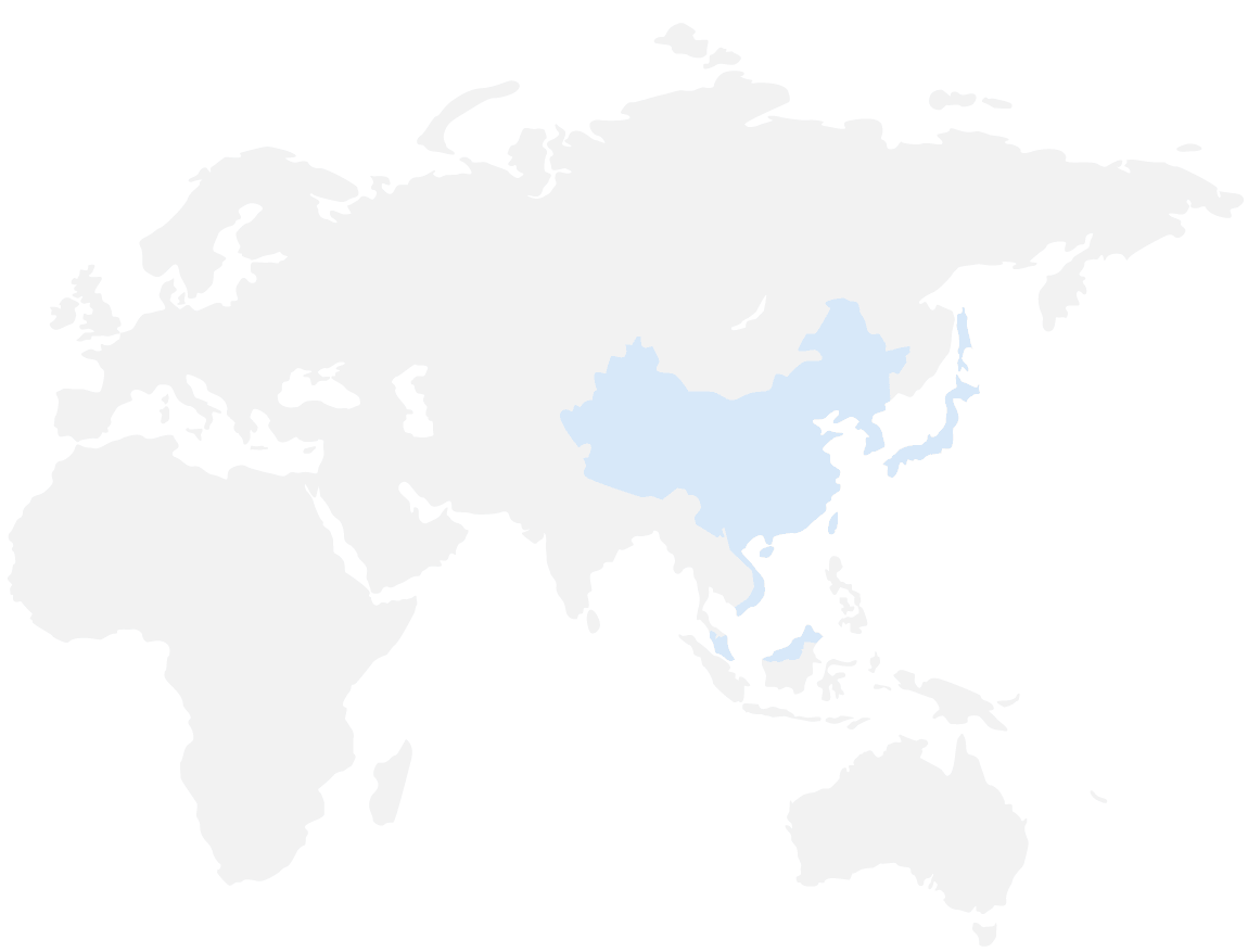 KCI global fulfillment network map